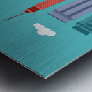 Famous Cairo Egypt  Metal print