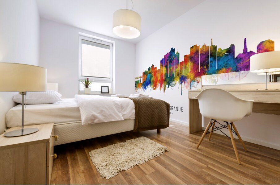 Campo Grande Brazil Skyline Mural print