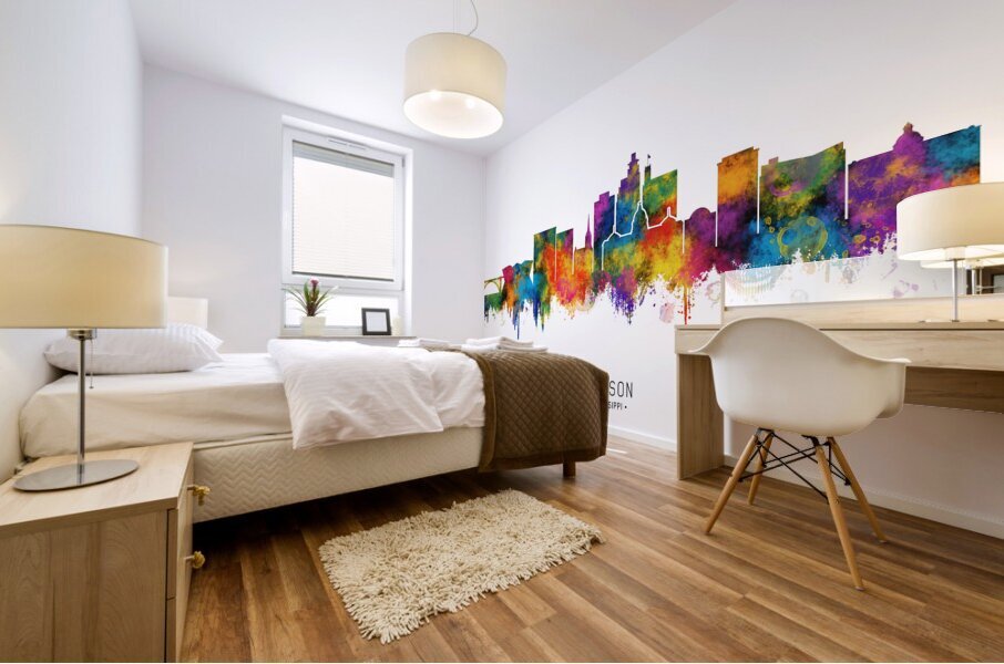 Jackson USA Skyline Mural print