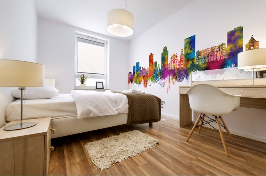 Kirov Russia Skyline Mural print