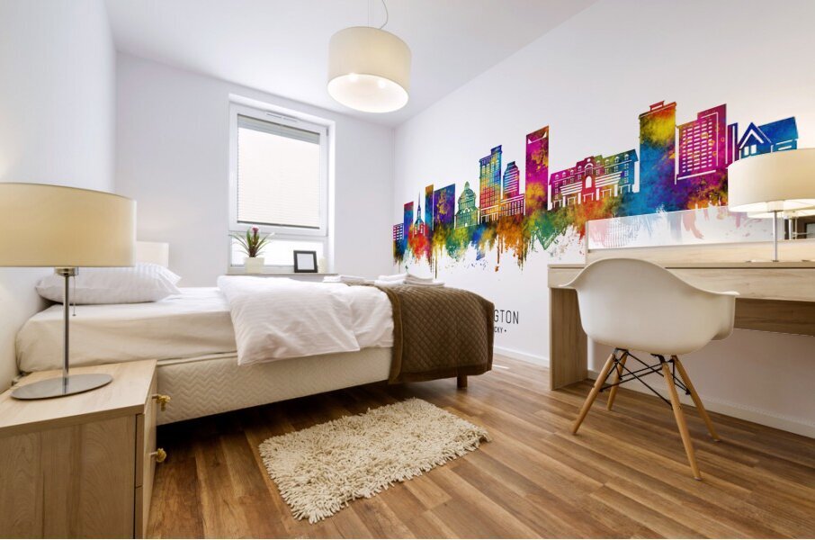 Lexington USA Skyline Mural print