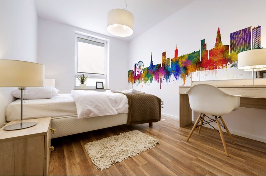 Sochi Russia Skyline Mural print