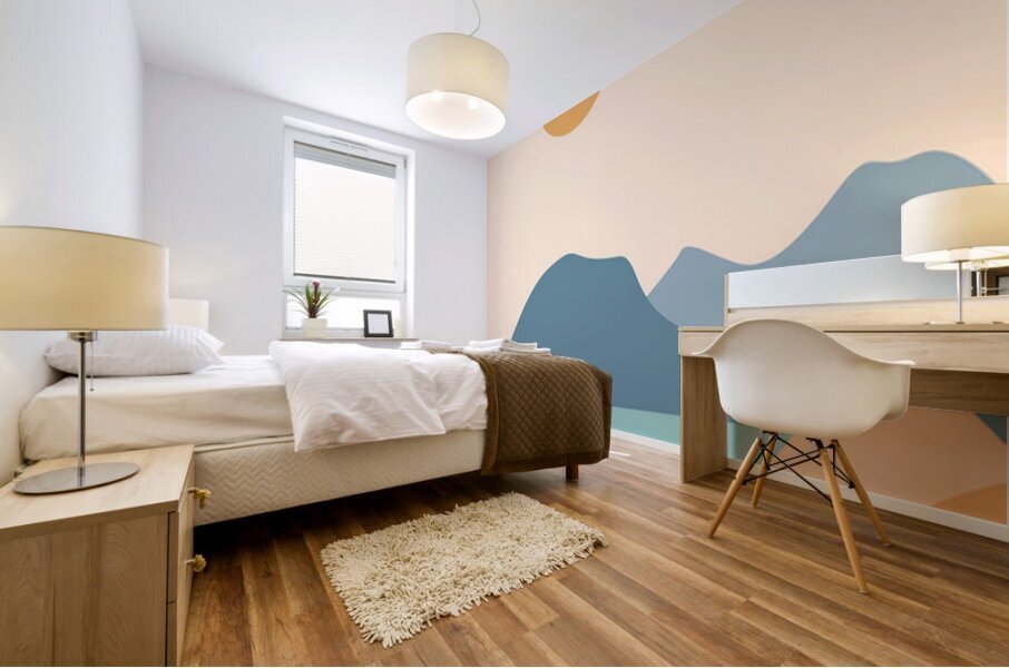 Modern natural abstract landscape. c Mural print