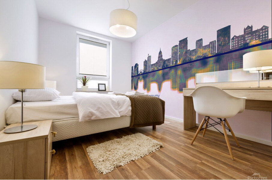 Madison Wisconsin Mural print
