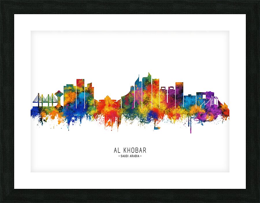 Al Khobar Saudi Arabia Skyline Picture Frame print