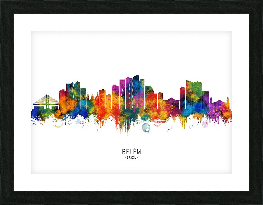 Belem Brazil Skyline Picture Frame print
