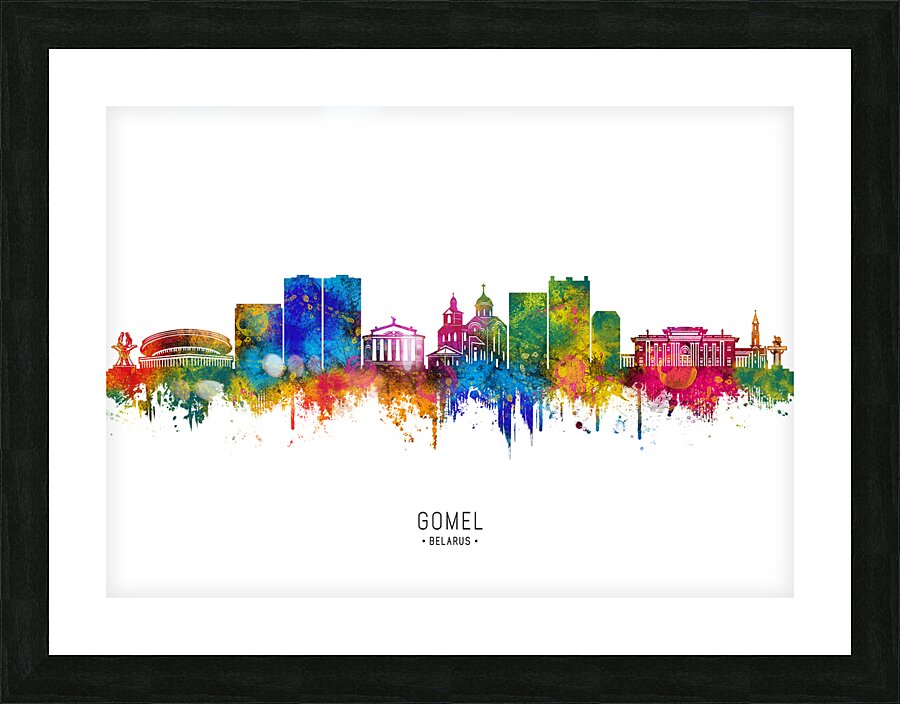 Gomel Belarus Skyline Picture Frame print