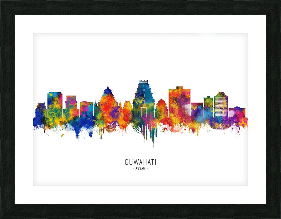 Guwahati Assam Skyline Picture Frame print