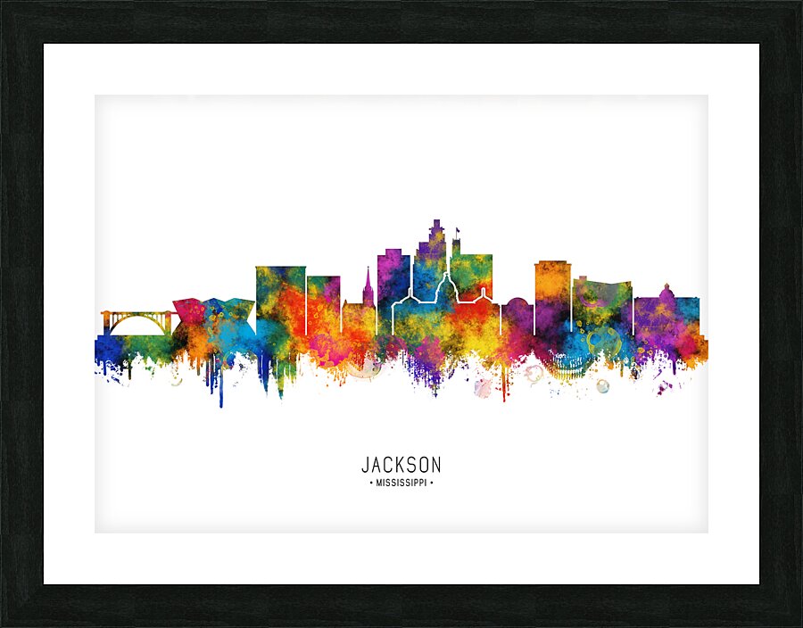 Jackson USA Skyline Picture Frame print