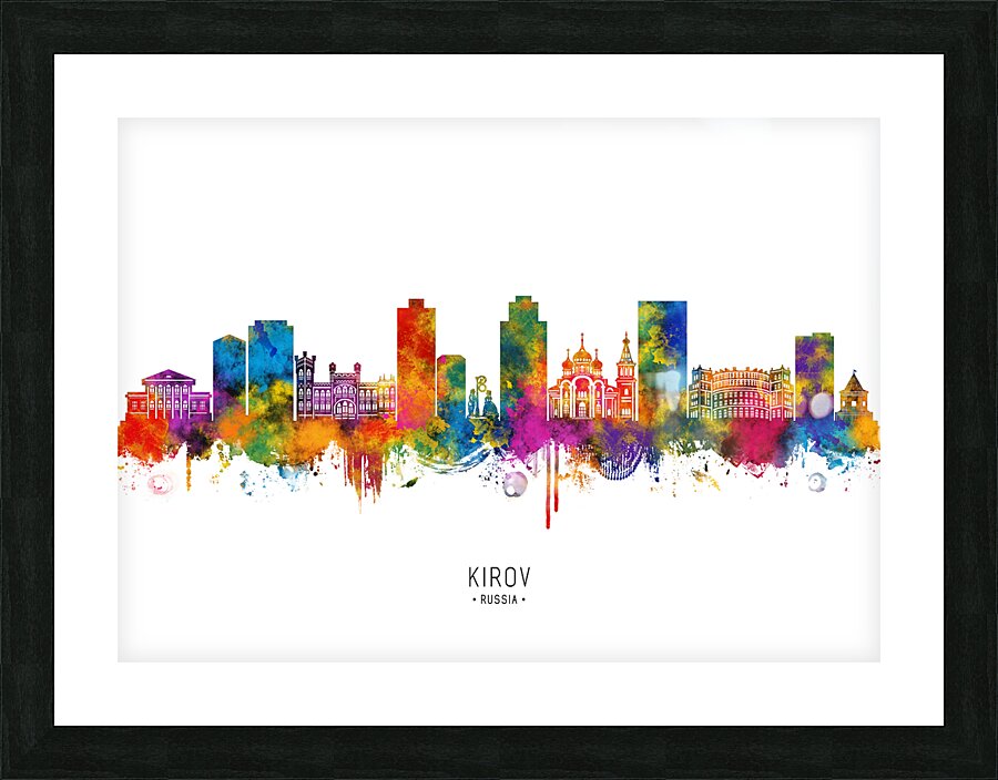Kirov Russia Skyline Picture Frame print