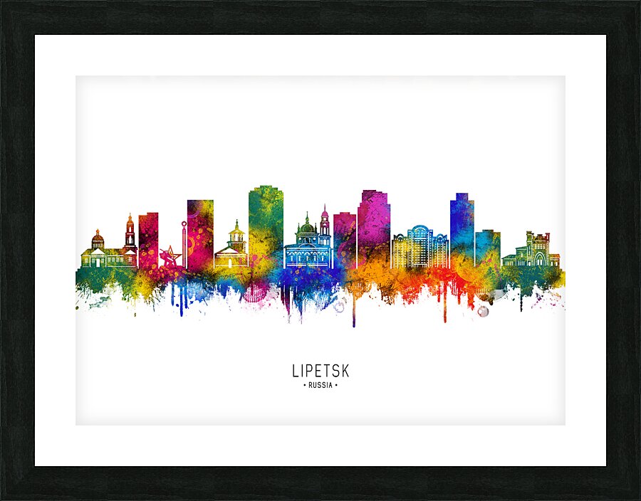 Lipetsk Russia Skyline Picture Frame print