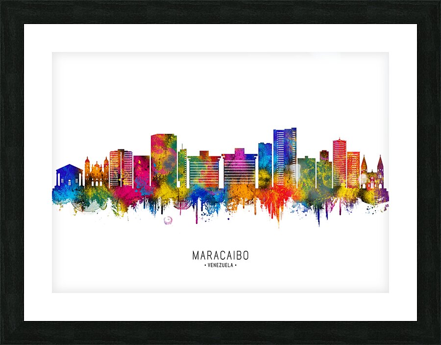 Maracaibo Venezuela Skyline Picture Frame print