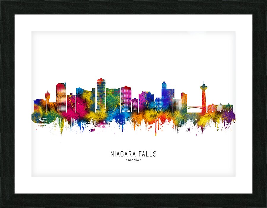 Niagara Falls Canada Skyline Picture Frame print