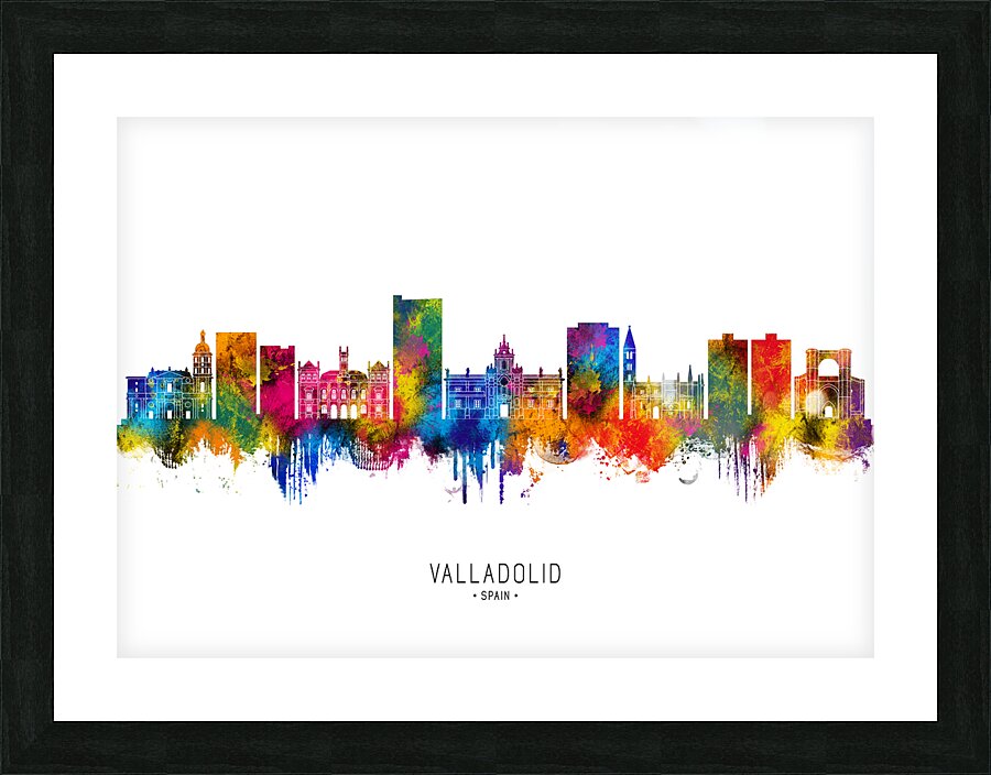 Valladolid Spain Skyline Picture Frame print