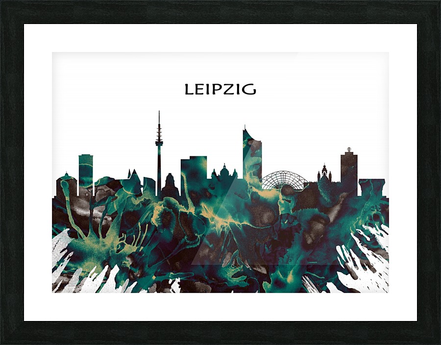 Leipzig Skyline Picture Frame print