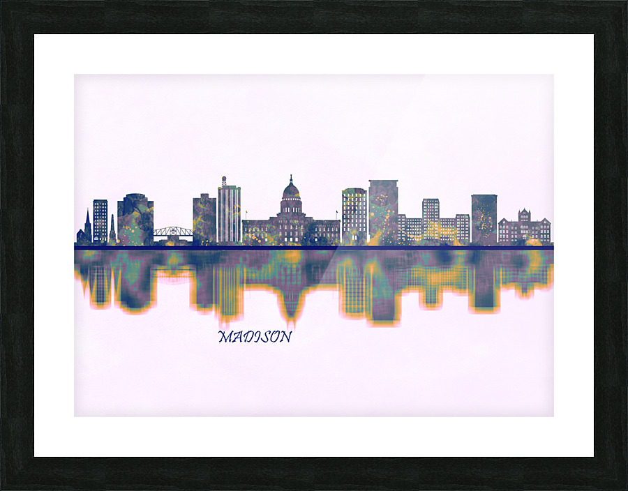 Madison Wisconsin Picture Frame print