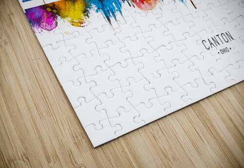 Canton Ohio Skyline Towseef Dar puzzle