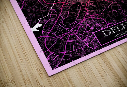 Delhi India Road Map Towseef Dar puzzle