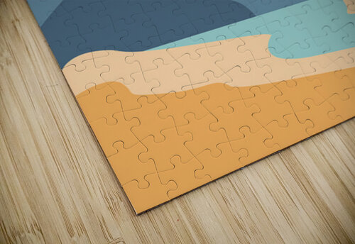 Modern natural abstract landscape. b Towseef Dar puzzle