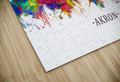Akron Ohio Skyline Towseef Dar puzzle