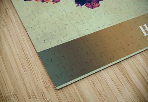 Honduras Map with Flag Towseef Dar puzzle