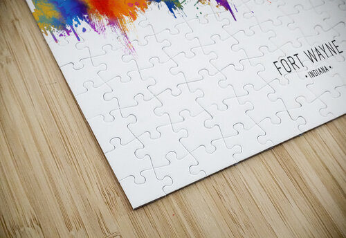 Fort Wayne Indiana Skyline Towseef Dar puzzle