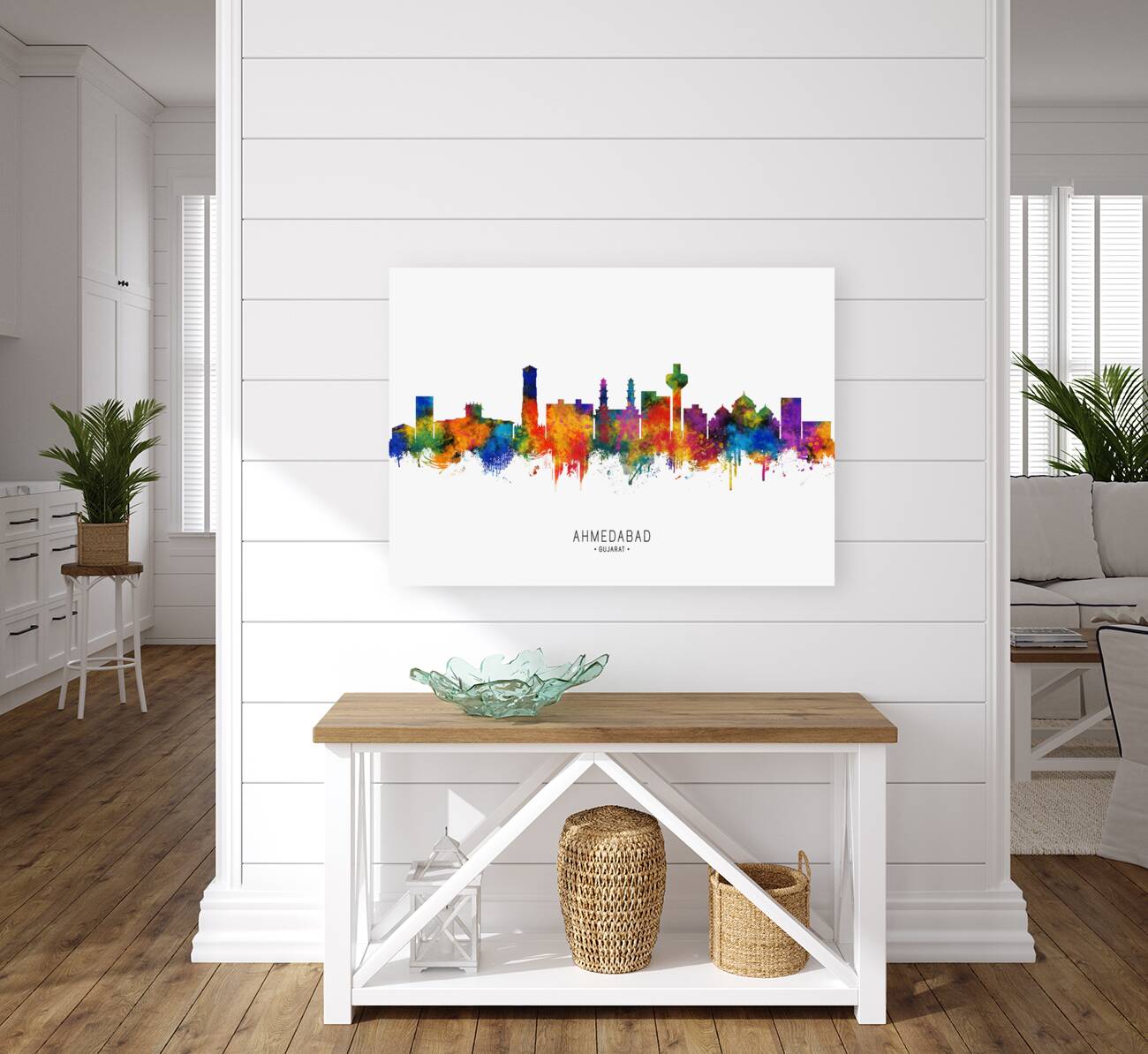 Ahmedabad India Skyline Reproduction