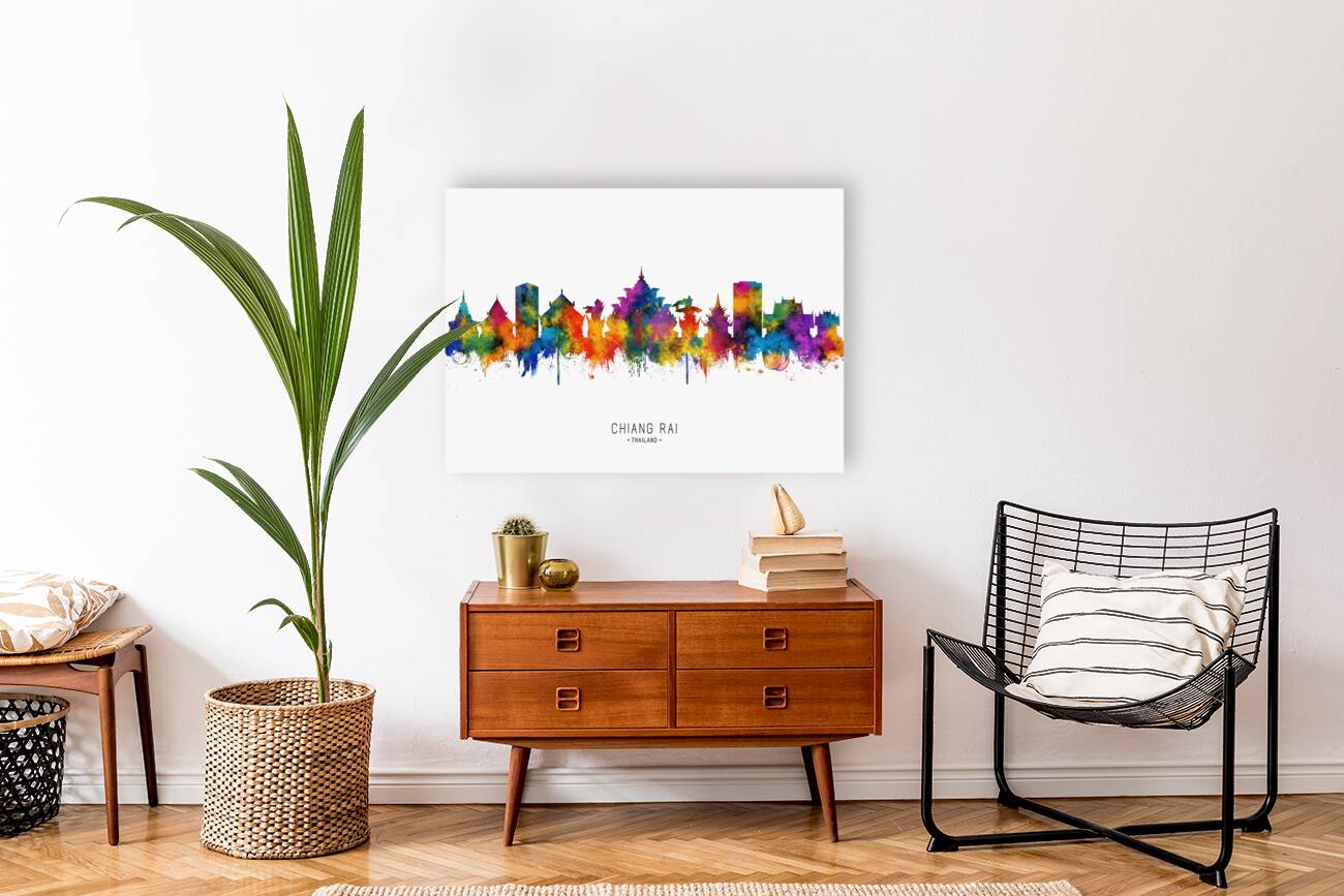 Chiang Rai Thailand Skyline Reproduction