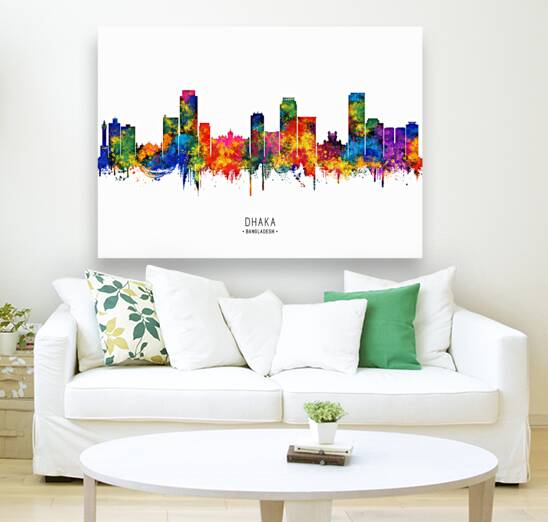 Dhaka Bangladesh Skyline Reproduction