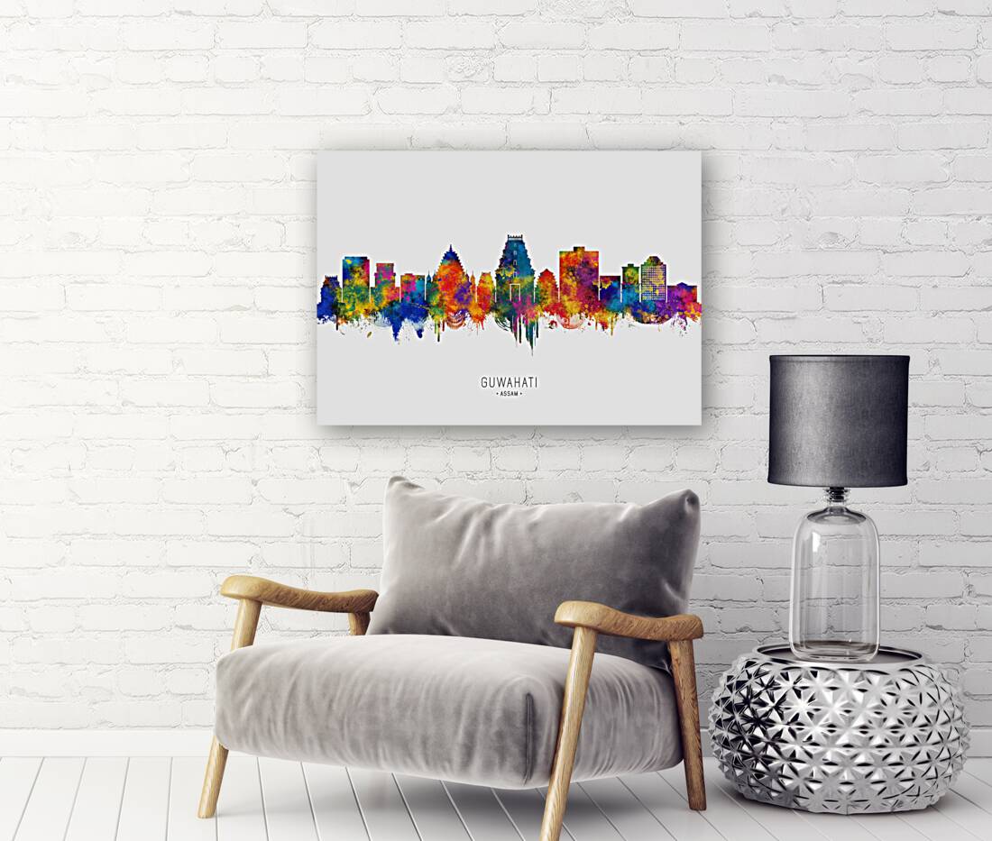 Guwahati Assam Skyline Reproduction