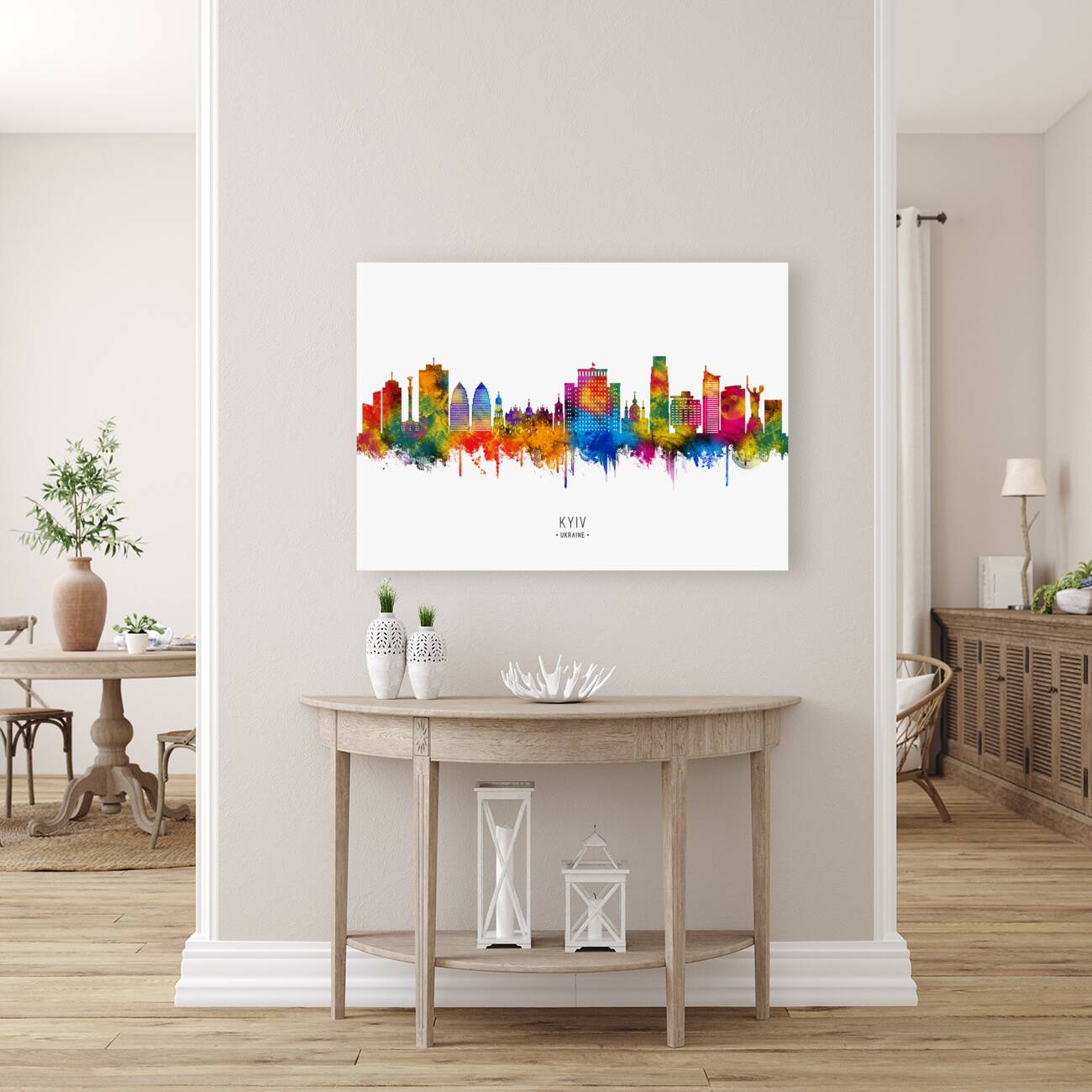 Kyiv Ukraine Skyline Reproduction