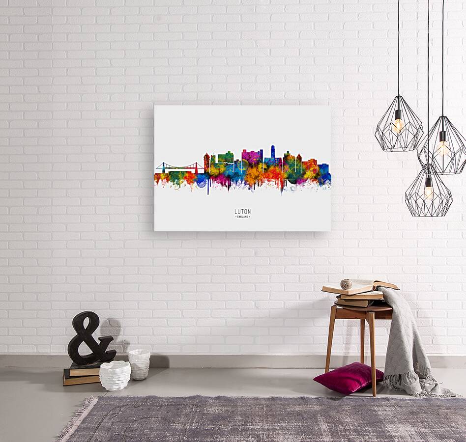 Luton England Skyline Reproduction