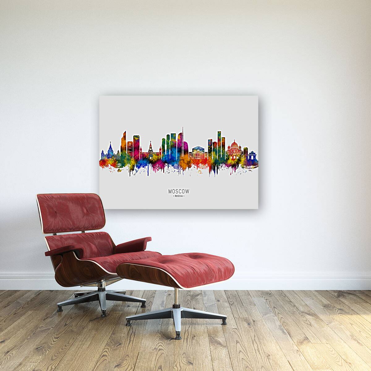 Moscow Russia Skyline Reproduction