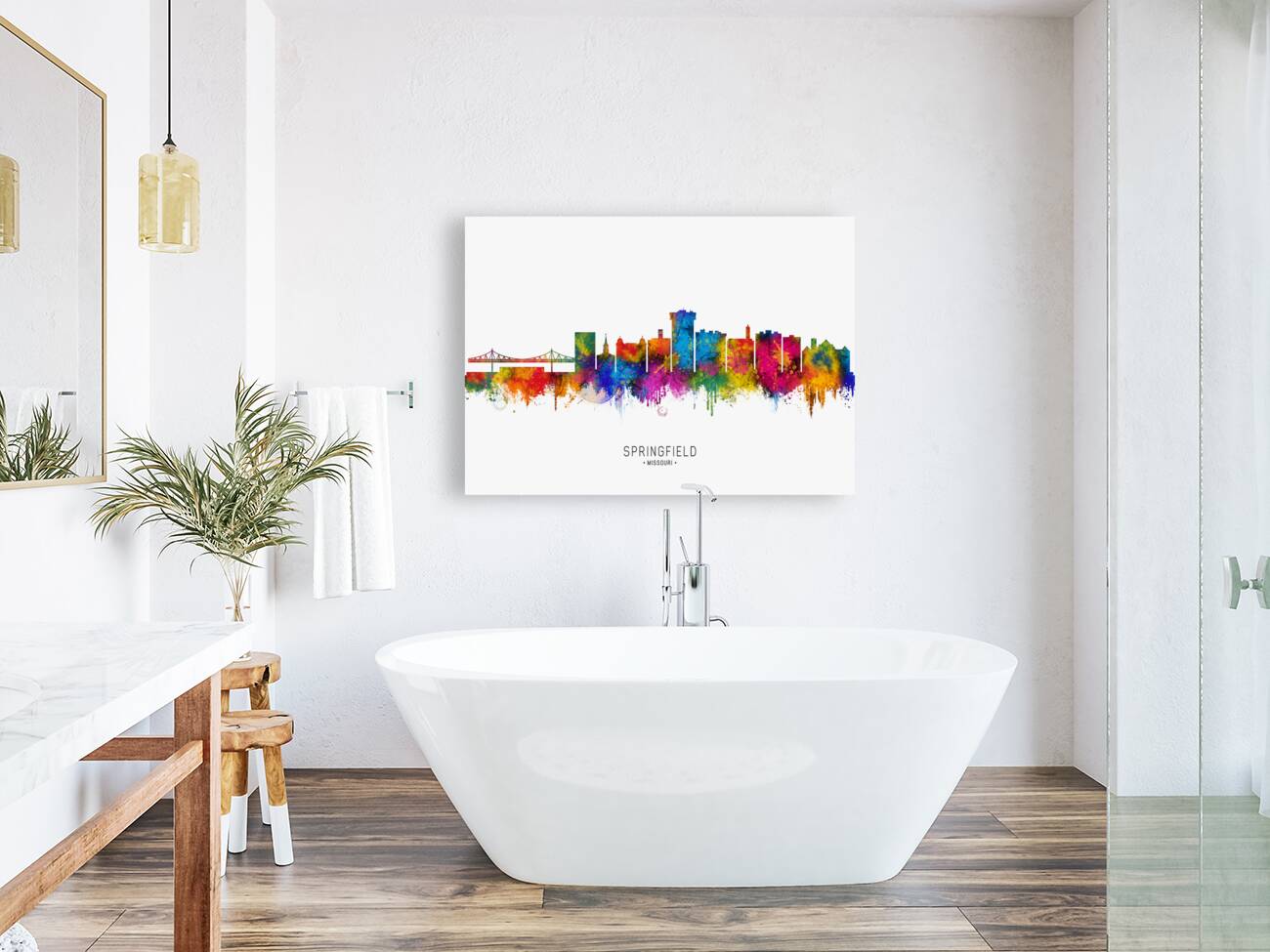 Springfield Missouri Skyline Reproduction
