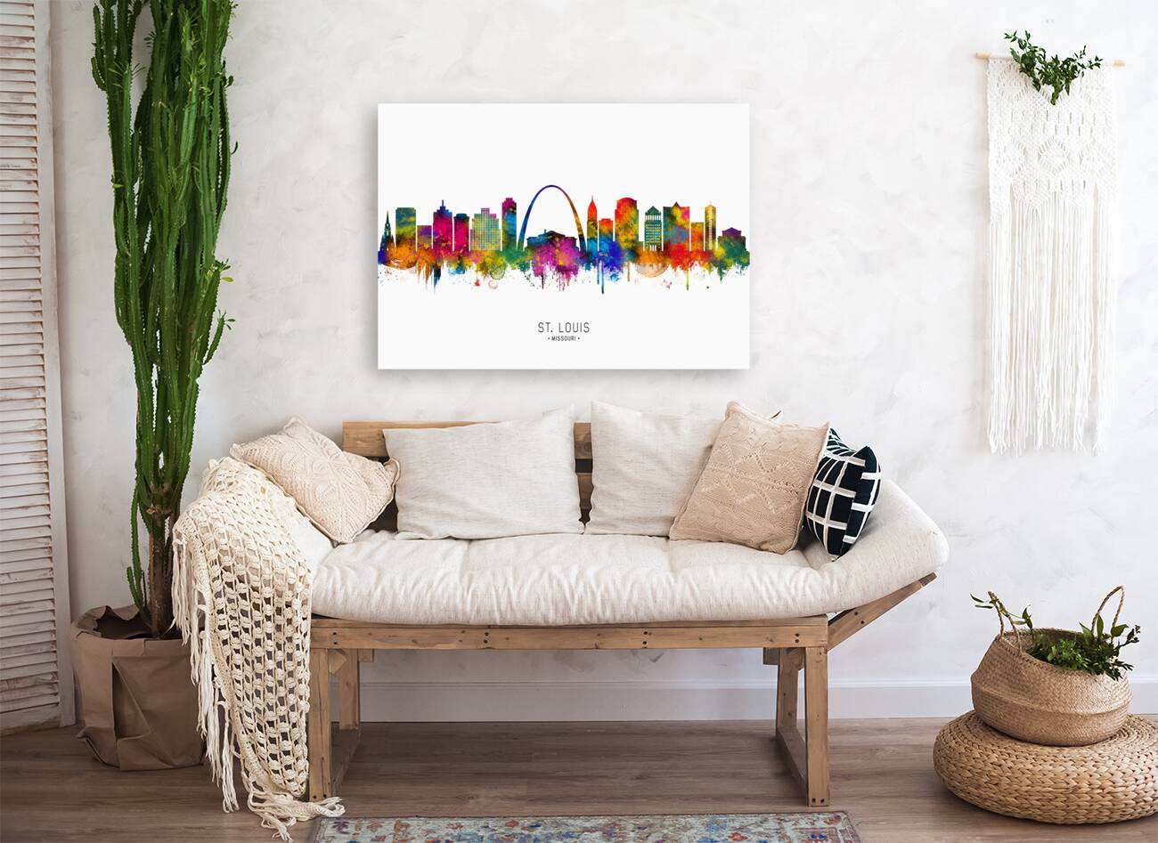 St. Louis Missouri Skyline Reproduction