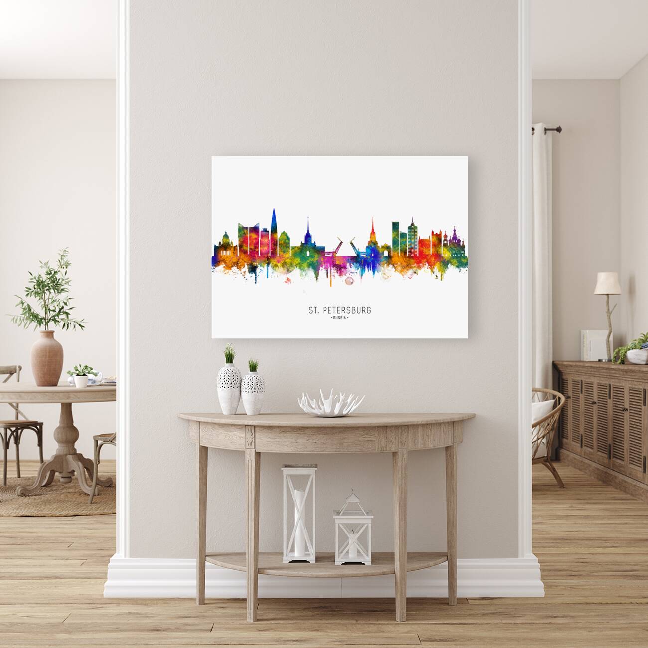 St. Petersburg Russia Skyline Reproduction