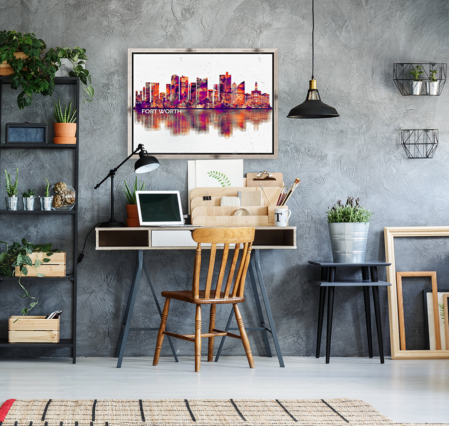 Fort Worth Texas Skyline Reproduction