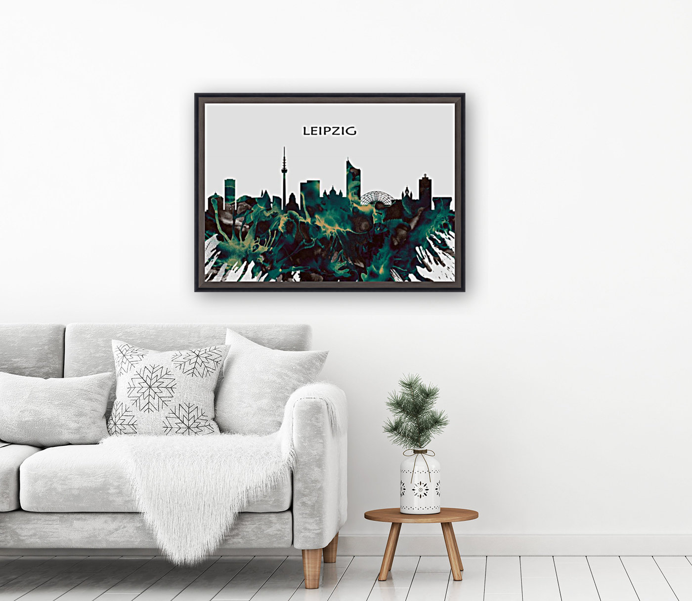 Leipzig Skyline Reproduction