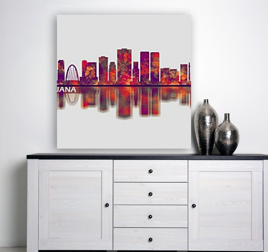 Tijuana Mexico Skyline Reproduction