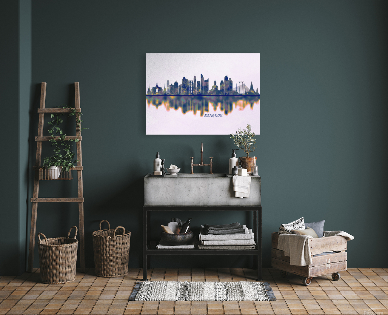 Bangkok Skyline Reproduction