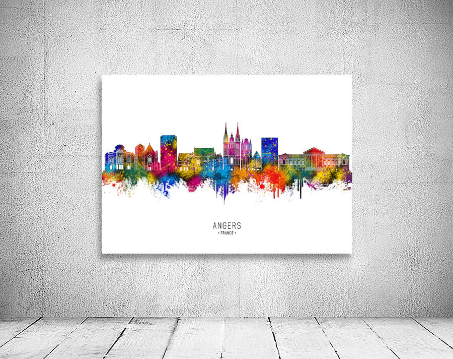 Angers France Skyline Wall Preview