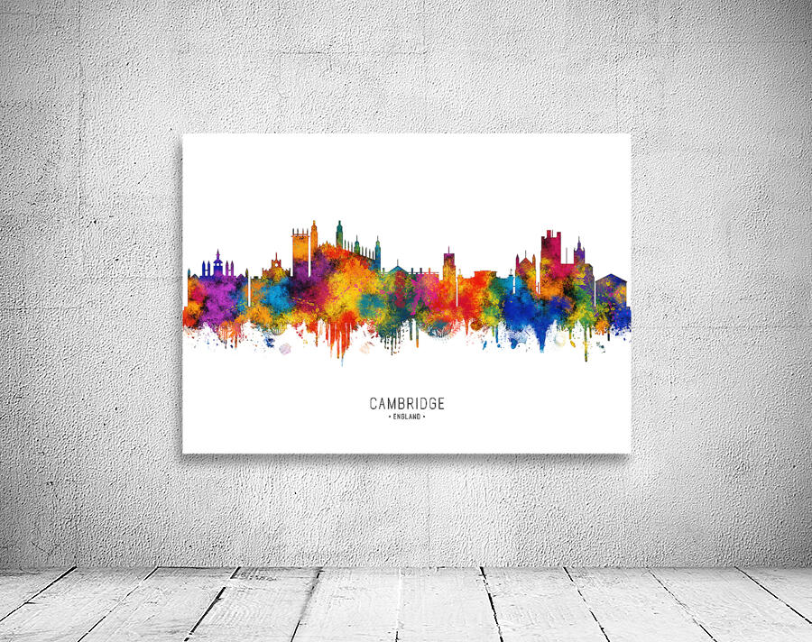 Cambridge England Skyline Wall Preview