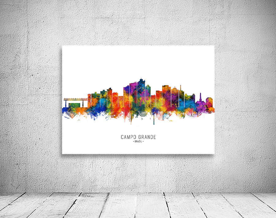 Campo Grande Brazil Skyline Wall Preview