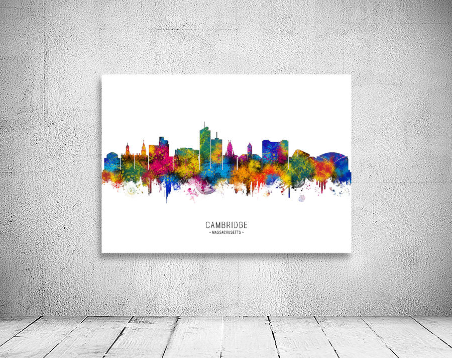 Cambridge USA Skyline Wall Preview