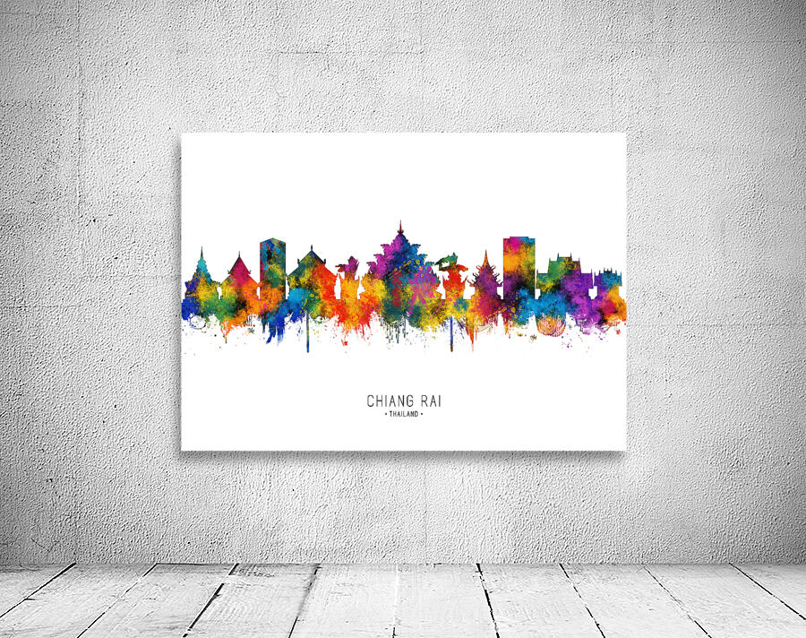 Chiang Rai Thailand Skyline Wall Preview