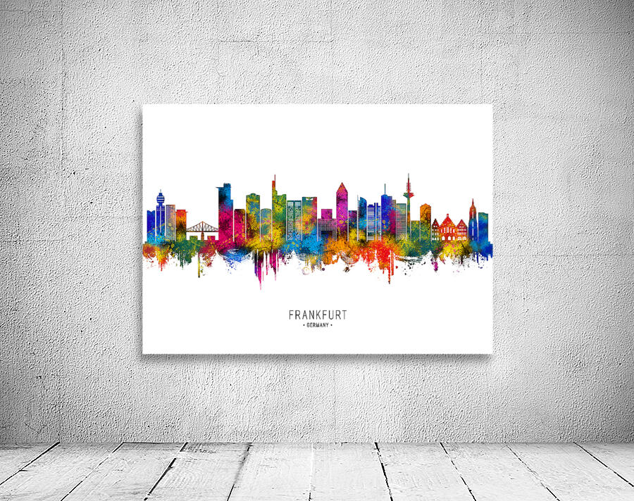 Frankfurt Germany Skyline Wall Preview