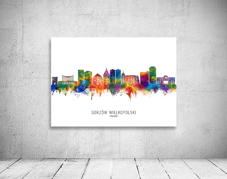 Gorzow Wielkopolski Poland Skyline Wall Preview
