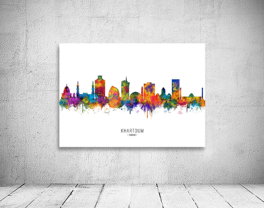 Khartoum Sudan Skyline Wall Preview