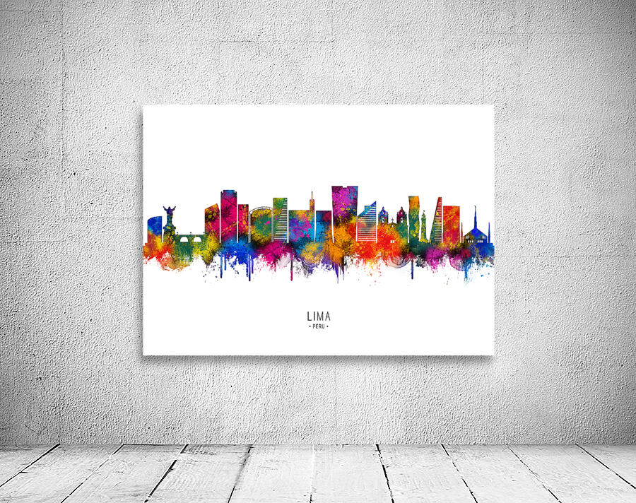 Lima Peru Skyline Wall Preview