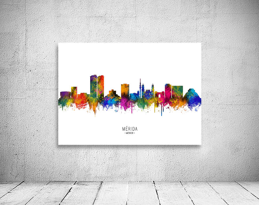 Merida Mexico Skyline Wall Preview